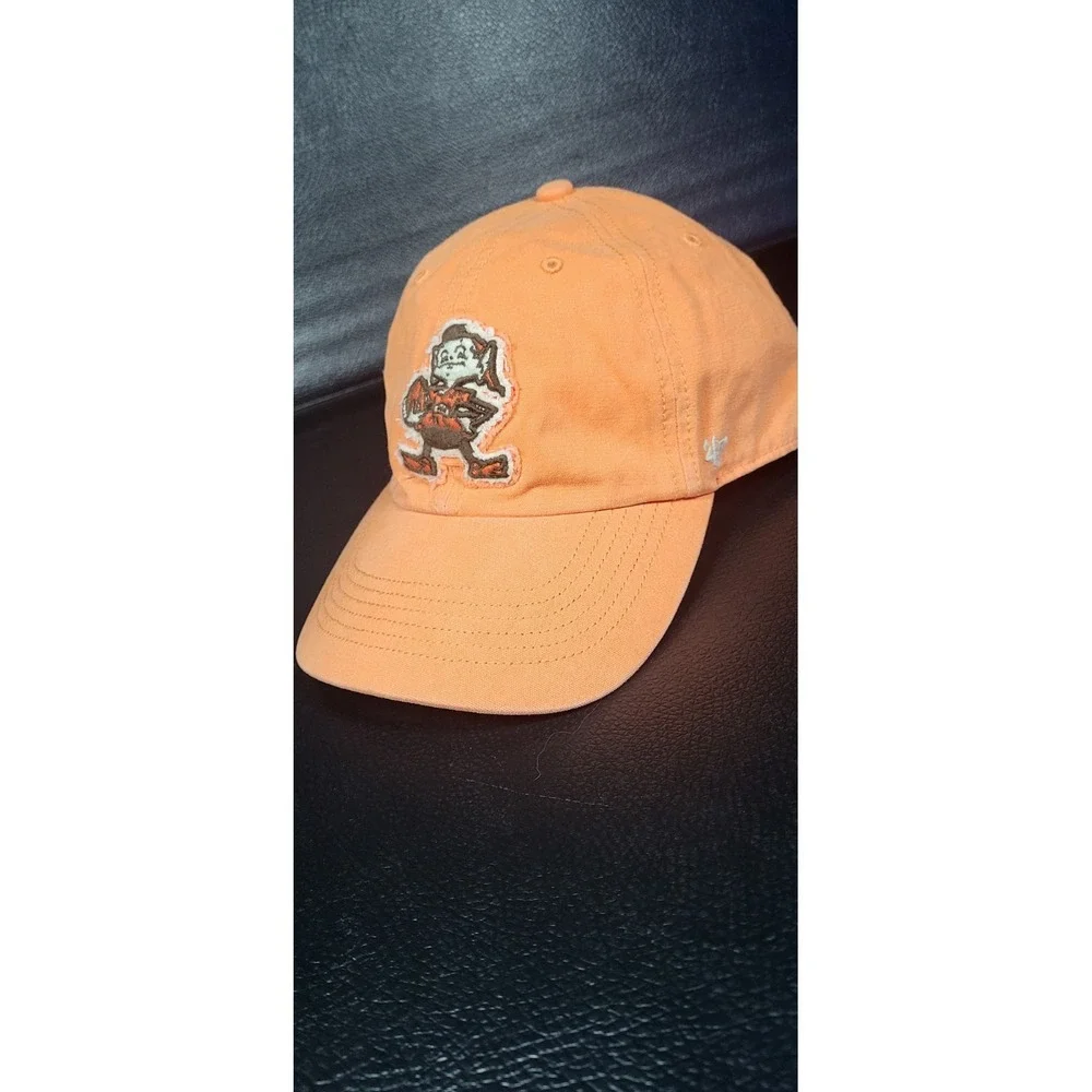 '47 Brand Cleveland Browns NFL Clean Up Hat Adjustable Cap Embroidered Elf Logo
